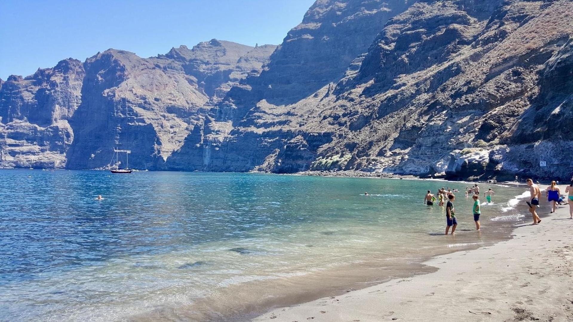 Wohnung Mit Aussicht Auf Meer Und Klippen Acantilado de los Gigantes Exteriér fotografie